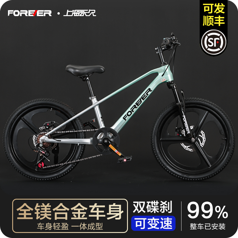 2025永久牌自行车儿童6到12岁8到10到15男孩女孩山地车小孩脚踏车