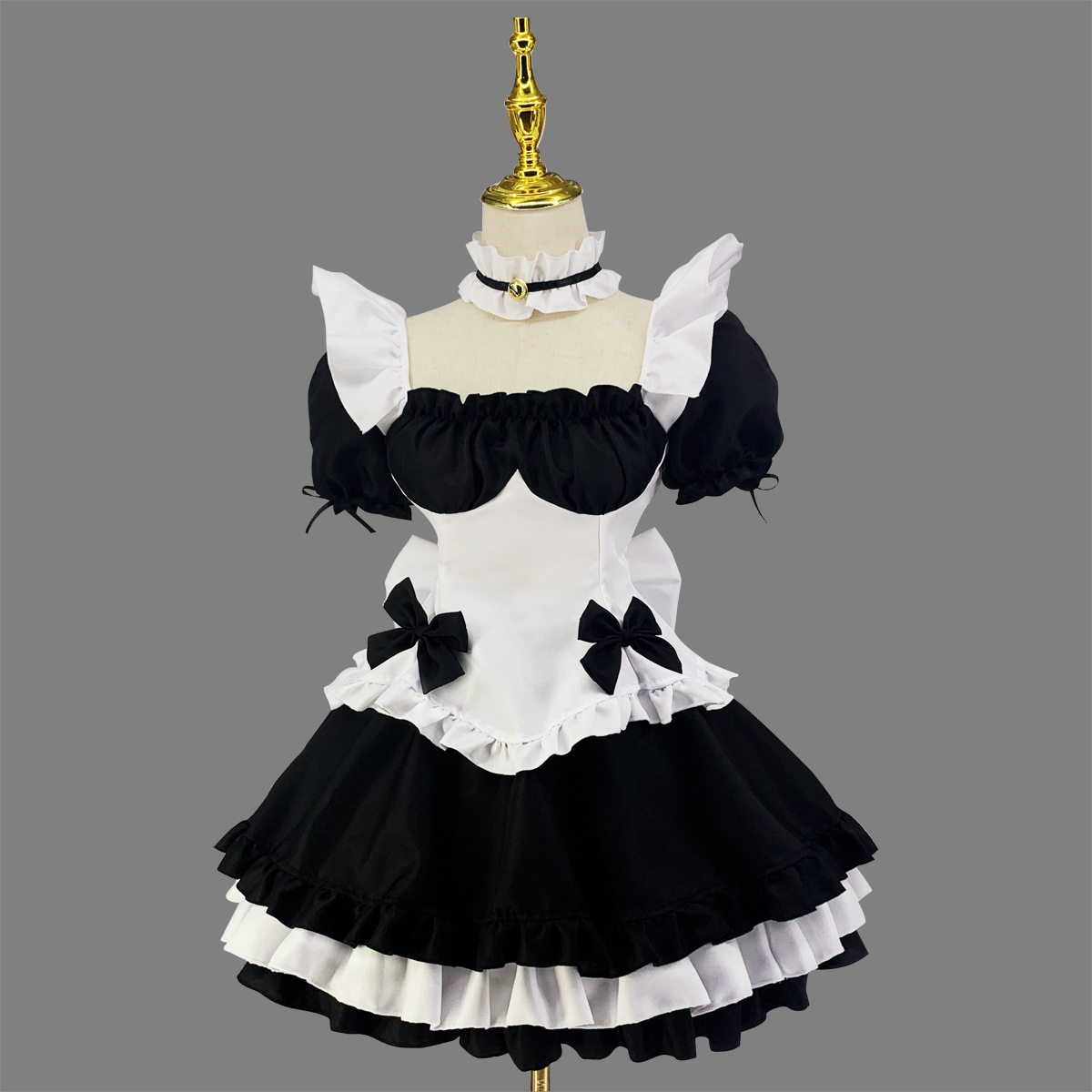 游戏服装cosplay奇迹暖暖环游世界 黑白巧克力女仆装lolita公主裙