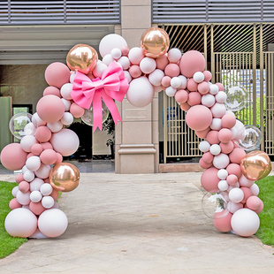 气球拱门支架结婚房布置婚庆x用品农村订婚礼场景装饰室外开业门