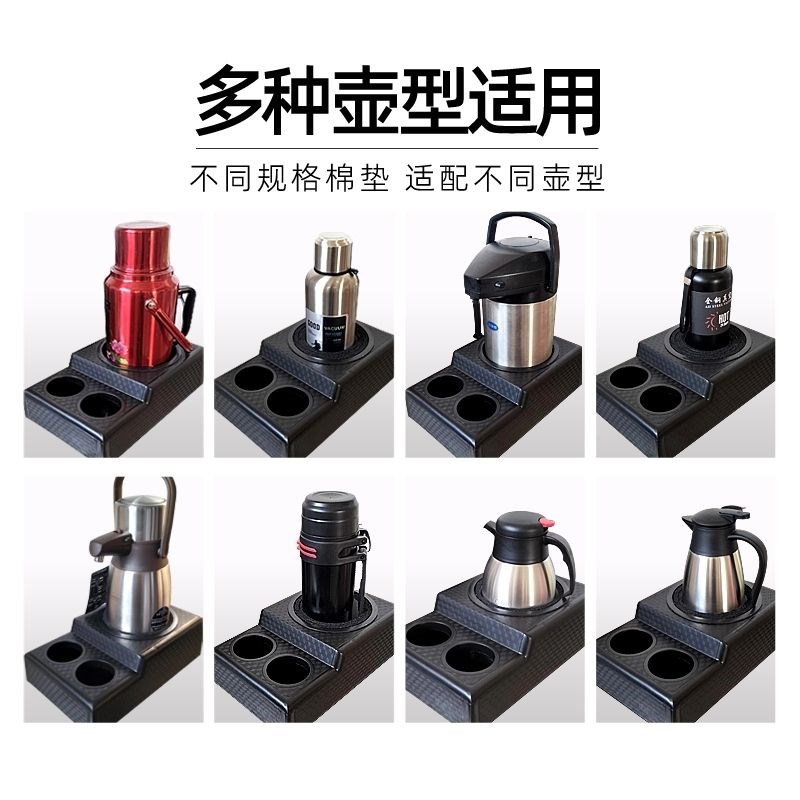 汽车车载水壶架固定座后备箱保温水D瓶车用货车暖壶车热水暖瓶底