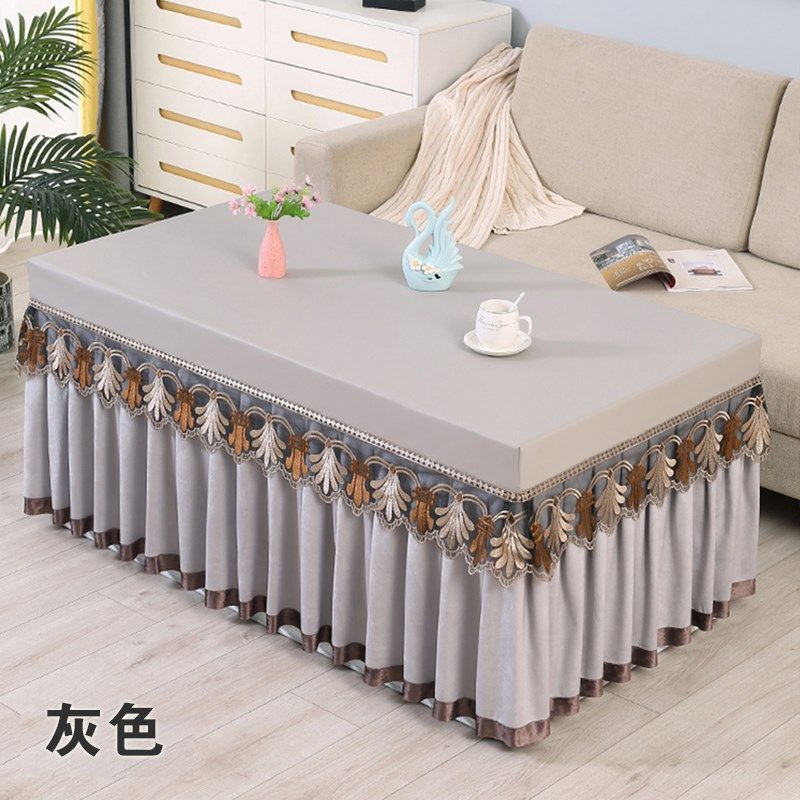 烤火桌子罩薄款单层桌面PUz免洗好打理简约茶几罩客厅裙式,居家布艺,烤火罩,淘宝优惠券,粉丝福利购,淘宝优惠卷