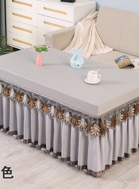 烤火桌子罩薄款单层桌面PUz免洗好打理简约茶几罩客厅裙式