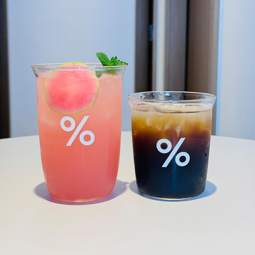 日本爱心ARABICA阿拉比卡%玻璃杯