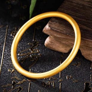 圈 合金素經(jīng)典 掉鐲鐲不銅時尚 閉口百搭女款 手手鐲簡約色 子新中式