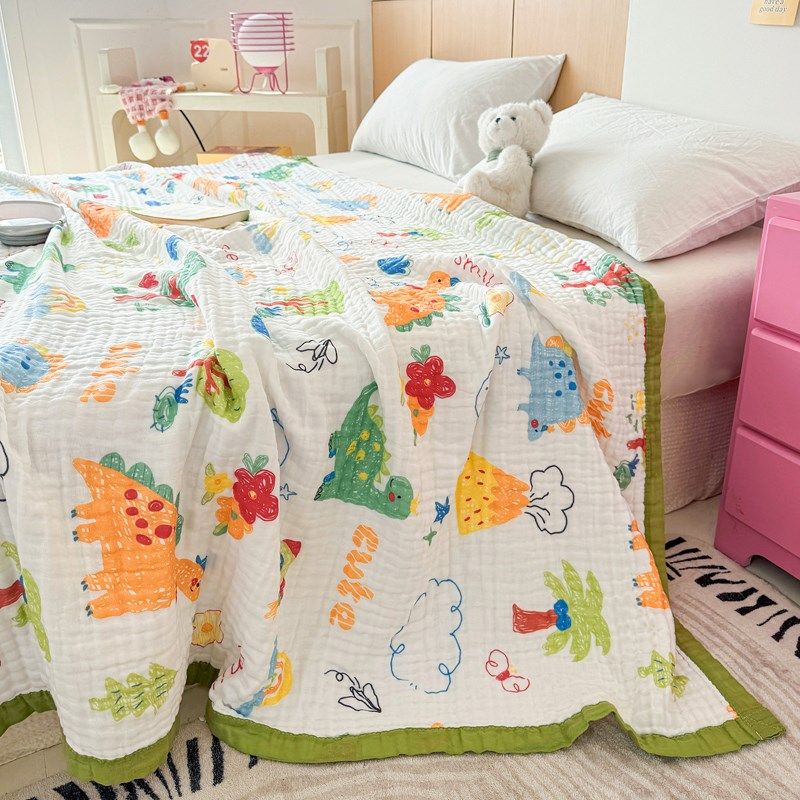 六层纱布毛巾被儿n童棉纱毯子夏被婴儿空调毯午睡盖毯夏季薄款,床上用品,休闲毯/毛毯/绒毯,淘宝优惠券,粉丝福利购,淘宝优惠卷