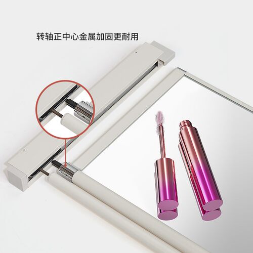 衣柜镜子旋转穿衣镜n试衣全身折叠平开门内置内装隐形对开门推拉