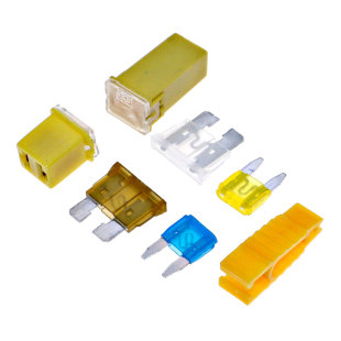 250个车用保险丝熔断器方形小号中号插片0.5A~30UA汽车保险管套装