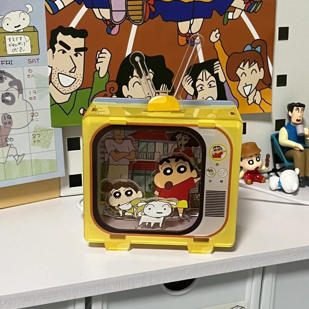 蜡笔小新亚克力摆件小夜