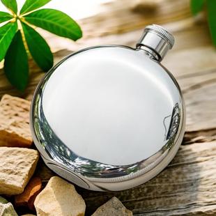 白酒便携式 304不锈钢小酒壶装 高档随身家用高级感户外316酒瓶定制