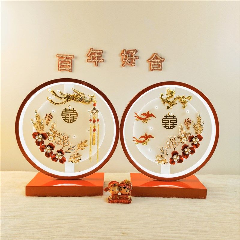 新婚礼物送新人新娘订婚礼物结婚台灯中式古典婚礼实用一对长明灯,家装灯饰光源,装饰台灯,淘宝优惠券,粉丝福利购,淘宝优惠卷