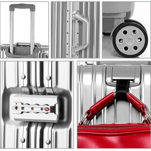 聚碳酸酯PC拉杆箱皮箱26寸铝框箱托运箱行李箱万向轮20寸登机箱