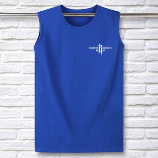 T恤男加大码 宽松休闲篮球运动砍袖 新款 A汗衫 健身背心 纯棉男装 无袖