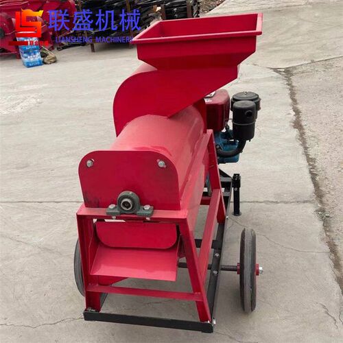 玉米脱粒机 家用小型600玉米脱粒机 脱粒干净的柴油脱粒机组