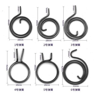 防盗门复位扭簧绣钢大门锁具配件门锁把手簧弹通用防盗锁弹簧大全