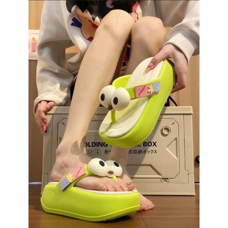 百搭防滑踩屎感人字拖潮2024年新款春夏超火超厚底网红拖鞋女外穿,女鞋,人字拖,淘宝优惠券,粉丝福利购,淘宝优惠卷