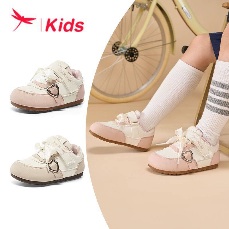 红蜻蜓儿童鞋2025秋季新款时尚休闲鞋女中大童软底运动板鞋德训鞋