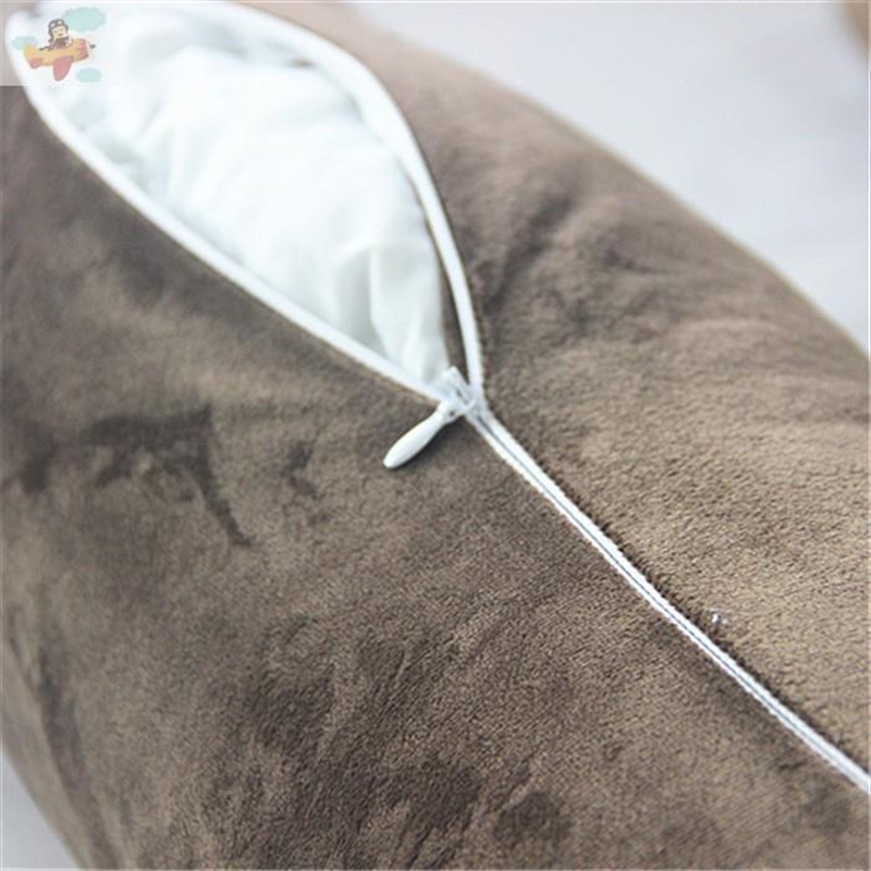 水晶绒枕套靠垫/抱枕毛绒外套圆柱形长条腰枕套子 可定做其它尺寸