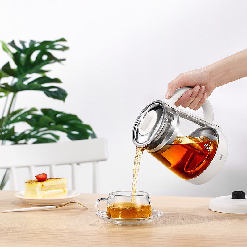 鸣盏小型养生壶玻璃一体家用全老电茶炉/煮茶器/茶饮