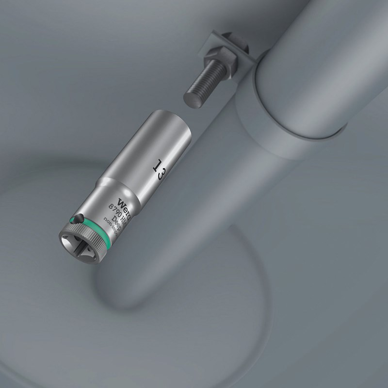 德国wer维拉五金维修工具8大飞加深加长型螺母1/2六角筒头