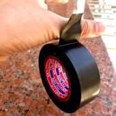 电工胶带加宽公分超粘防水绝缘胶带阻燃耐温电胶布黑色