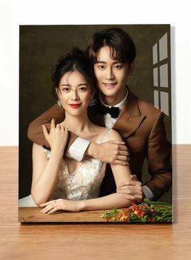 定制创意多宫格桌摆婚纱照相框摆台高级感照片结婚照全家福宝宝照