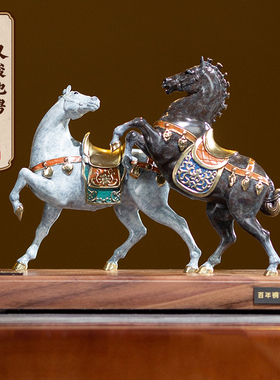 朱炳仁铜  骏驰骋家居桌面客厅办公室装饰品礼品