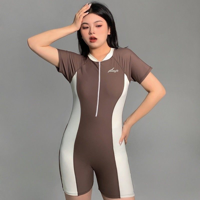 小楠泳衣 微胖大码保守学生泳衣女遮肚显P瘦连体平角运动泳装,运动/瑜伽/健身/球迷用品,连体泳衣,淘宝优惠券,粉丝福利购,淘宝优惠卷