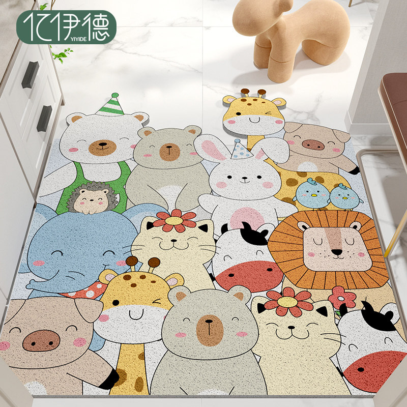 入户门地垫进门门口门垫2t023新款卡通丝圈脚垫进户玄关可裁剪地,居家布艺,入户地垫,淘宝优惠券,粉丝福利购,淘宝优惠卷