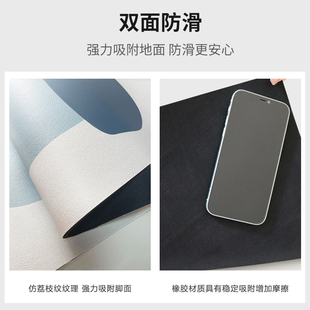 实木楼梯踏步垫免胶自粘网红皮革可擦洗防滑垫子家用室内楼梯地毯