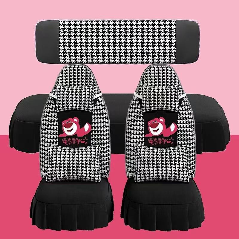 新款盛昊GL8电动四轮车电动车座套坐垫套罩座椅套全包围布艺