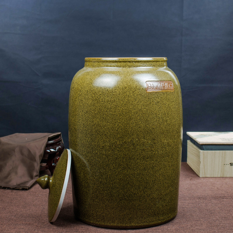 缸带盖斤斤斤酒缸油缸茶叶末釉酒坛水缸腌菜缸