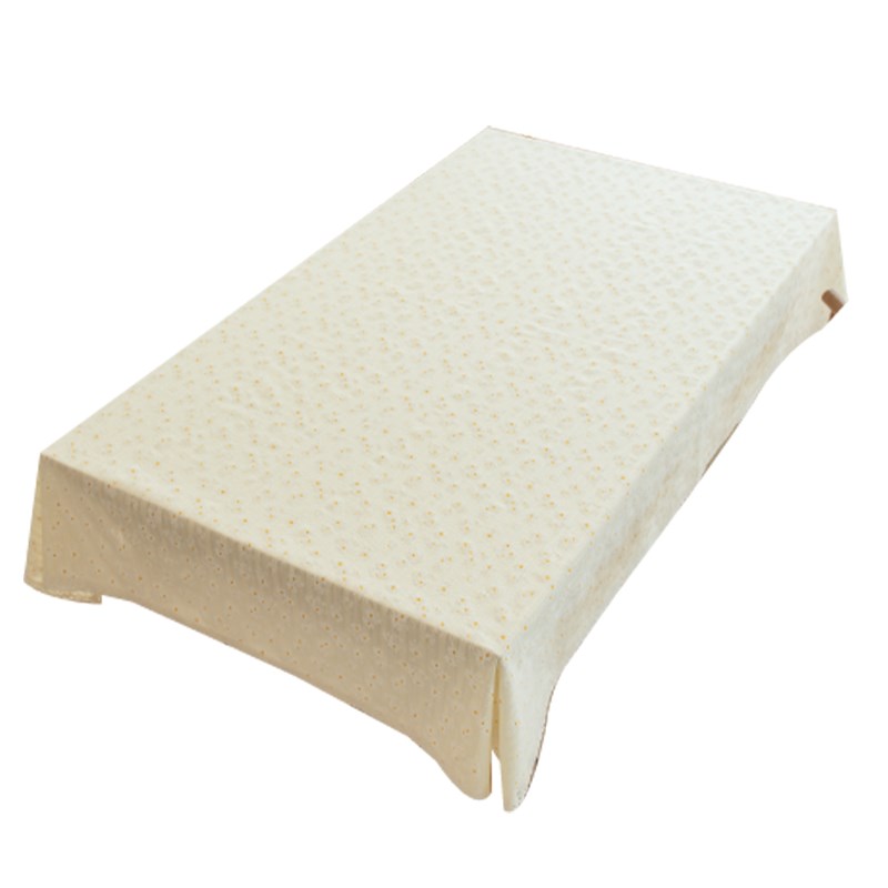 小雏菊防水防油棉麻布艺桌布小新田园in风茶几书桌阳台餐桌布