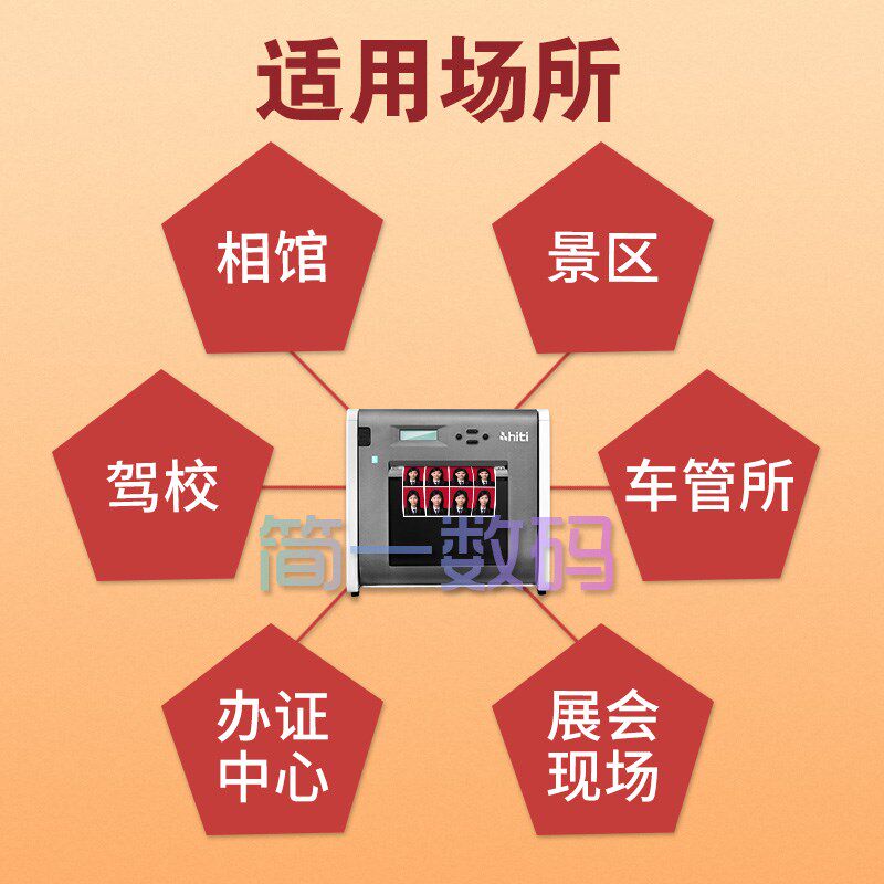 呈妍热升照片证件照商用照相馆影楼相片冲印