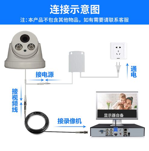 模拟摄像 红外夜视室内吸顶式安防摄像