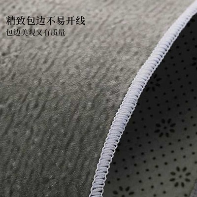 客厅黑白抽象错觉茶几垫家用个性旋涡地毯视觉D效果立体眩晕地垫