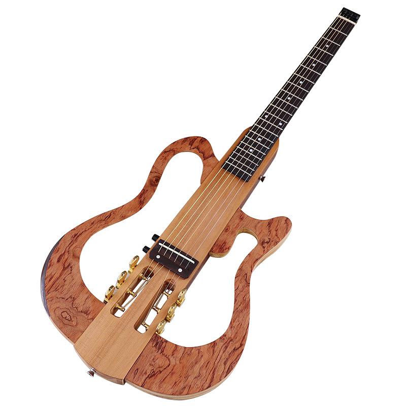 39寸6弦无头折叠民谣吉他便携式可拆卸旅行吉他