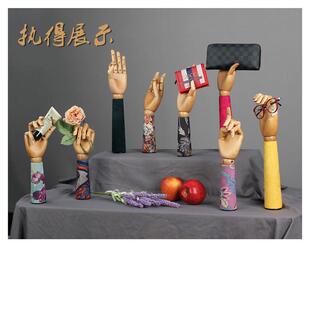 服装店橱窗陈列展示道具关节手模特漫画素描手模型拍照木手女假手