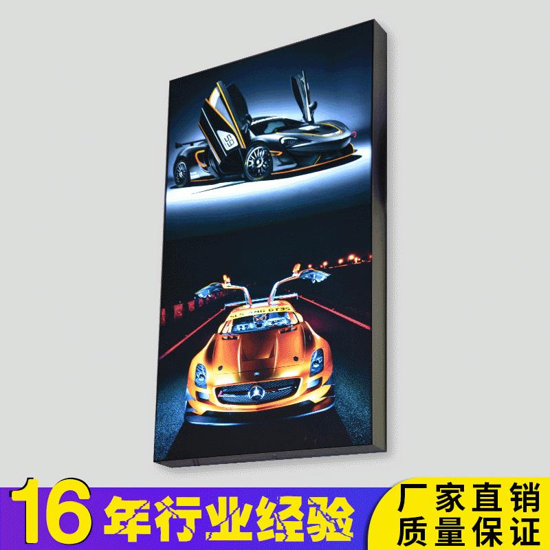 led无边框卡布拉布l灯箱单双面亚克力薄灯箱会展广告商场动感灯箱