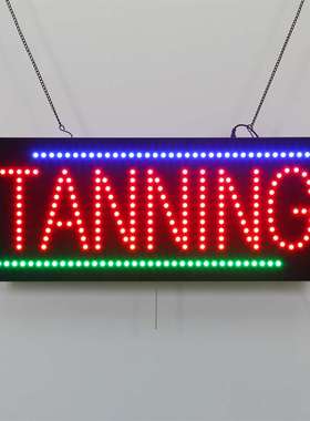 11*27英寸广告牌 LED TANNING SIG橱窗装饰电子广告牌