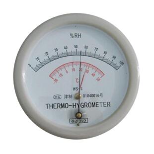 毛发温湿度表WS-1型测量环境温度和相对湿度圆盒结构