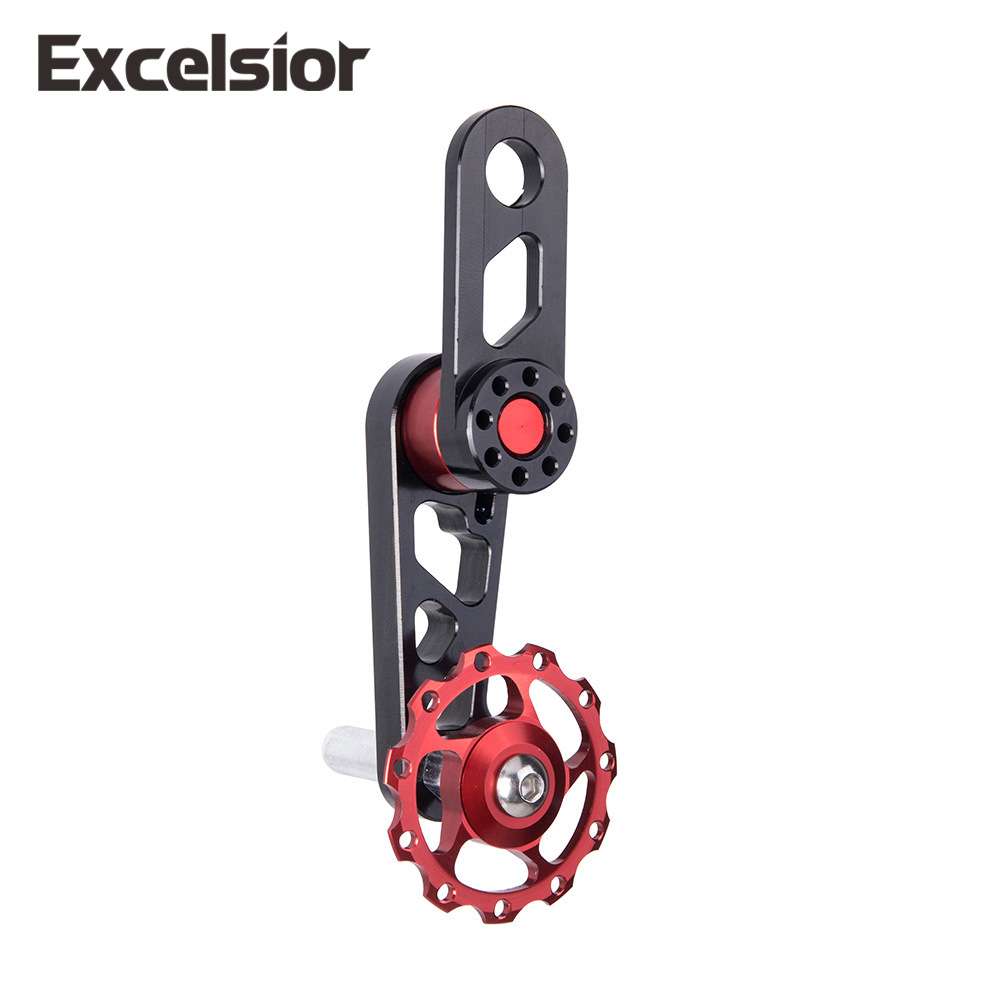 Excelsior折叠车稳链器 椭圆牙盘改装压链器链条拉链器后拨导链器