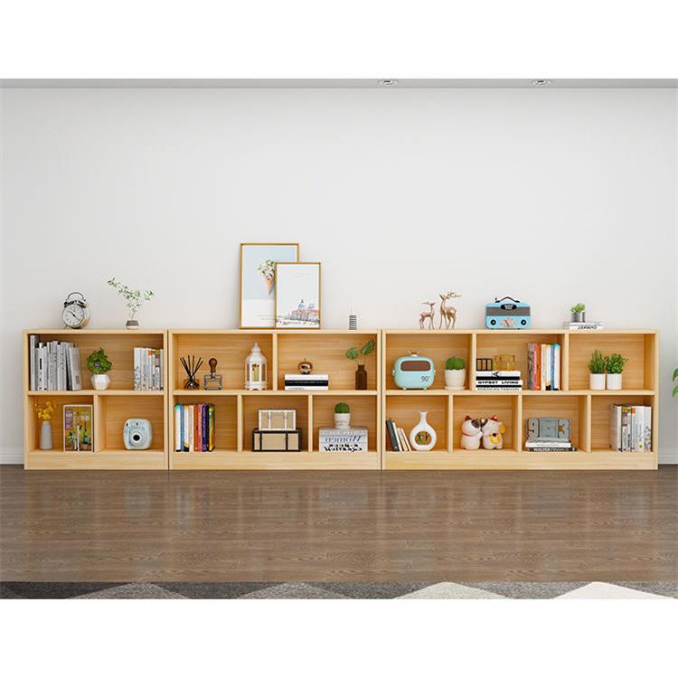 实木松木两层学生教室书架书柜书橱矮柜飘窗柜置物柜绘本架