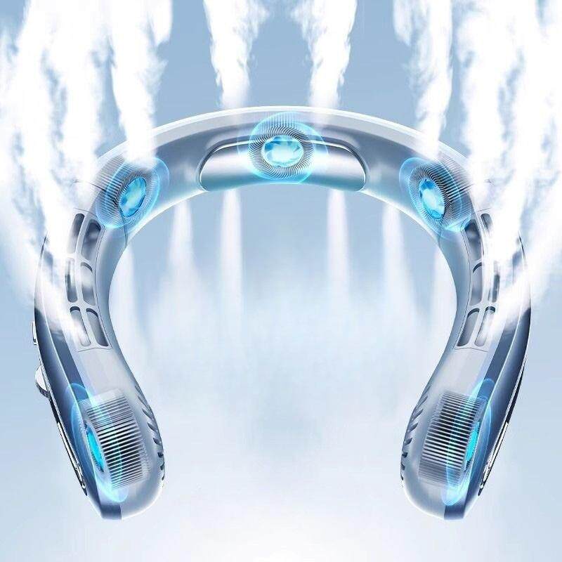 挂脖风扇2025新款便捷式随身小风扇迷你小型usb充电无叶风力