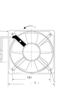 XBMASZITIONXBM15050HBLAC220V0.24A15厘米散热轴流风扇