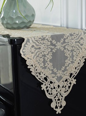 欧式布艺钢琴罩通用型半罩现代防尘盖布田园风格长方钢琴盖巾