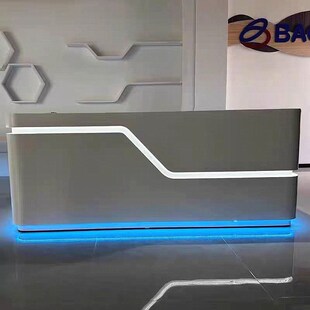 定制展示台展厅展台异形烤漆展示柜科技馆无创意发光中岛柜台