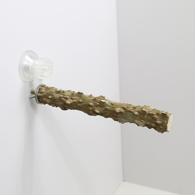 鹦鹉花椒木吸盘站架子站杠站棍磨爪玄凤虎皮专用鸟用墙面玻璃站台
