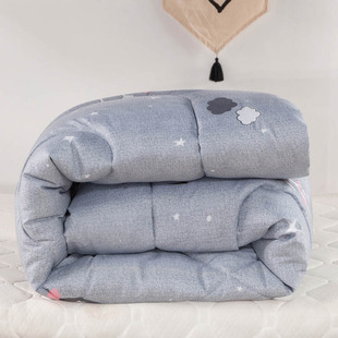 一米二宽棉被芯1.5学生宿舍1.2m垫被五斤美容院被子带被套秋冬长2