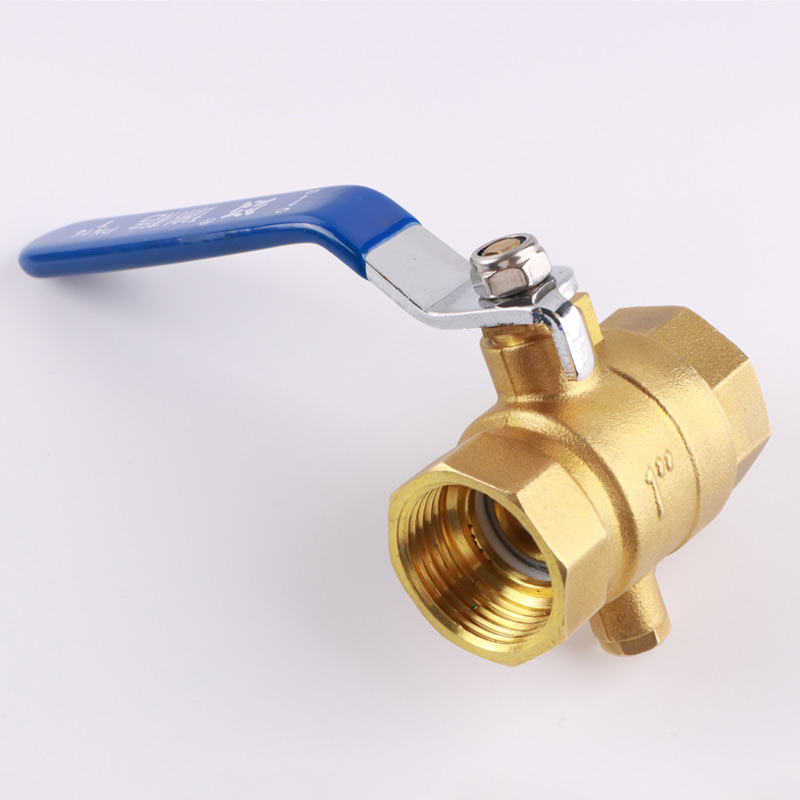 瑞格加厚黄铜测温球阀 暖气热力温度表6分1寸DN20 DN25热量表阀门