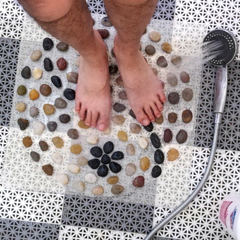 鹅卵石按摩地垫卫生间门垫浴室防滑D垫脚垫进门口门淋浴房垫洗澡,家庭/个人清洁工具,地垫,淘宝优惠券,粉丝福利购,淘宝优惠卷